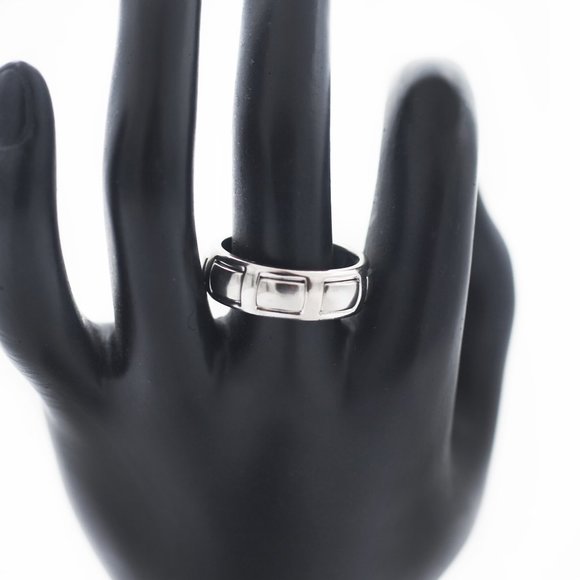 Scott Kay 19k 800 White Gold Woven Band Ring